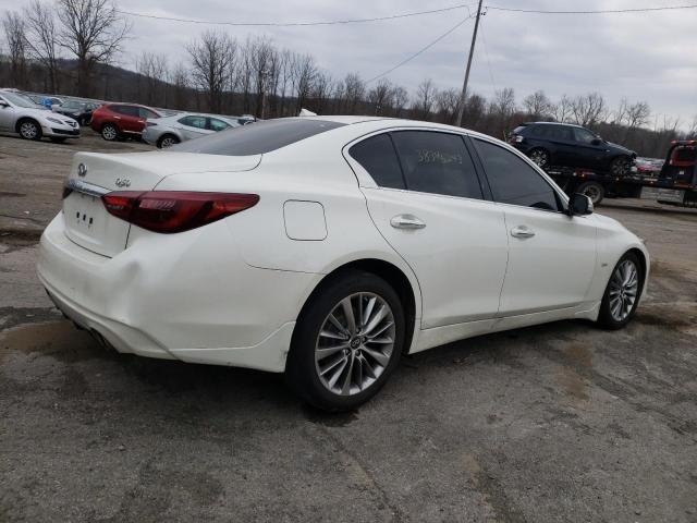 JN1EV7AR1JM439766 - 2018 INFINITI Q50 LUXE WHITE photo 3