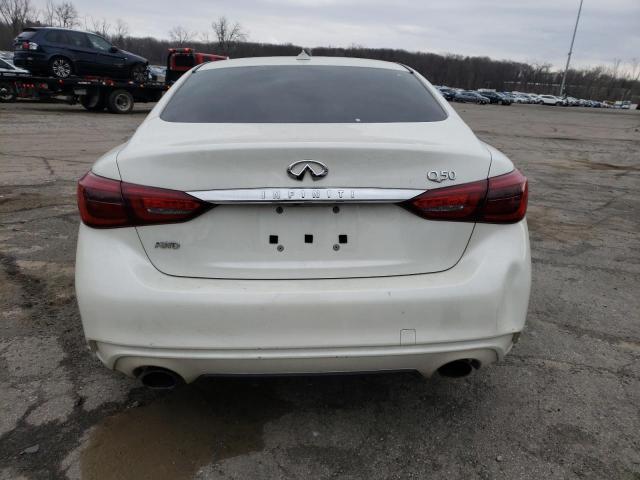 JN1EV7AR1JM439766 - 2018 INFINITI Q50 LUXE WHITE photo 6