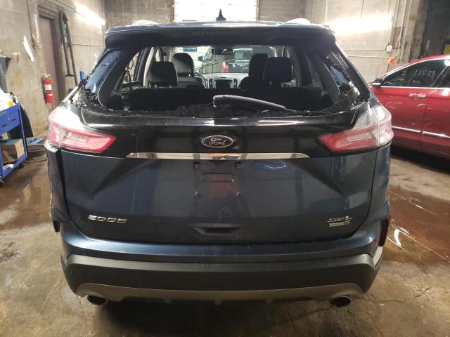 2FMPK4J99KBB78645 - 2019 FORD EDGE SEL BLUE photo 6