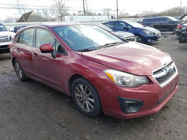 JF1GPAC64E8242711 - 2014 SUBARU IMPREZA PR RED photo 4