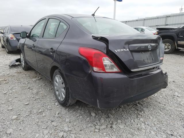 3N1CN7AP4FL905200 - 2015 NISSAN VERSA S/S GRAY photo 3