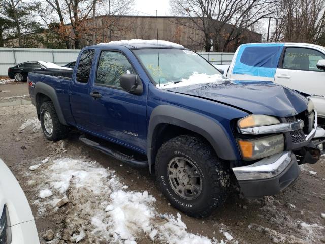 1GCDT196158137379 - 2005 CHEVROLET  COLORADO BLUE photo 4