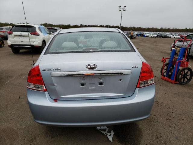 KNAFE122885550283 - 2008 KIA SPECTRA EX BLUE photo 6