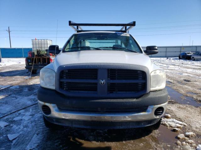 3D7KS26D17G820012 - 2007 DODGE RAM 2500 S WHITE photo 5