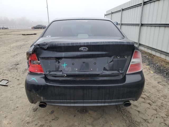 4S3BL676174206041 - 2007 SUBARU LEGACY GT BLACK photo 6