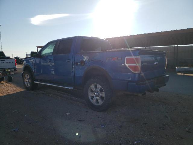 1FTFW1EV0AFD54814 - 2010 FORD F150 SUPER BLUE photo 2