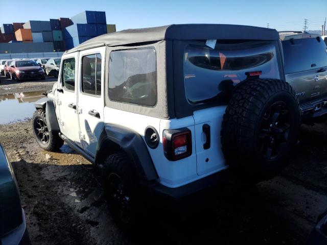 1C4HJXDG7NW133388 - 2022 JEEP WRANGLER U თეთრი ფოტო 2