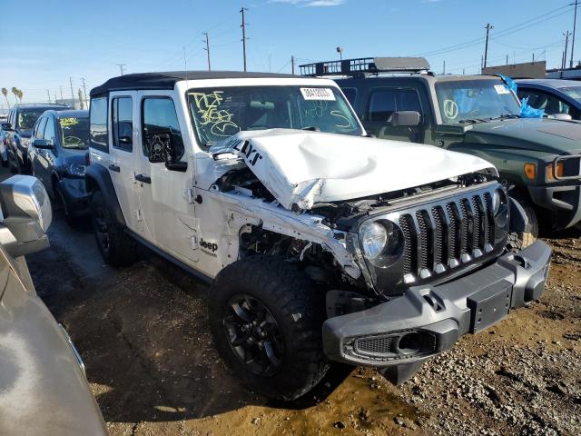 1C4HJXDG7NW133388 - 2022 JEEP WRANGLER U თეთრი ფოტო 4