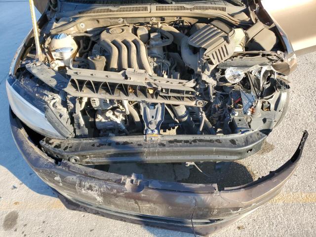3VW2K7AJ9EM225845 - 2014 VOLKSWAGEN JETTA BASE BROWN photo 11