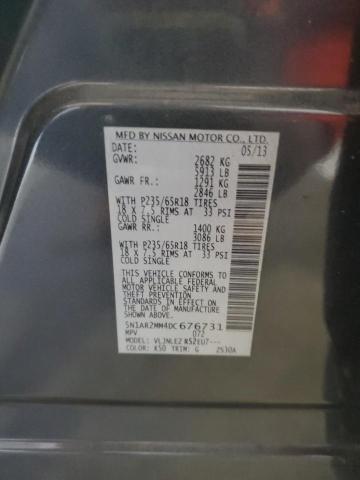 5N1AR2MM4DC676731 - 2013 NISSAN PATHFINDER GRAY photo 13