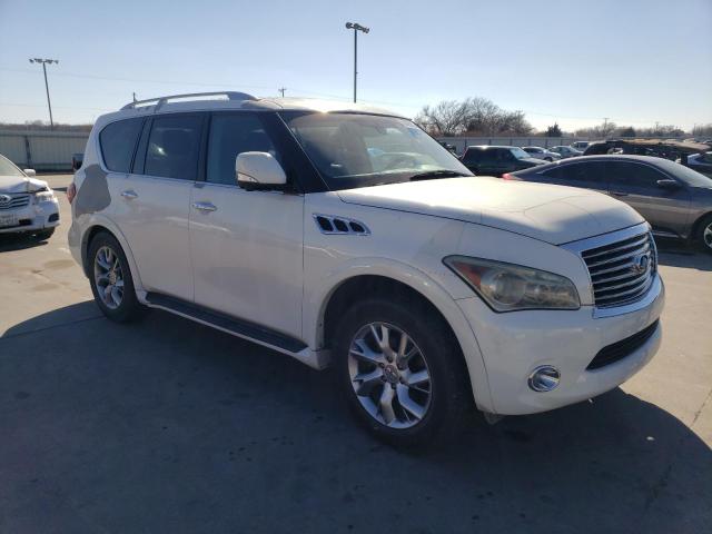 JN8AZ2NE5B9002145 - 2011 INFINITI QX56 WHITE photo 4