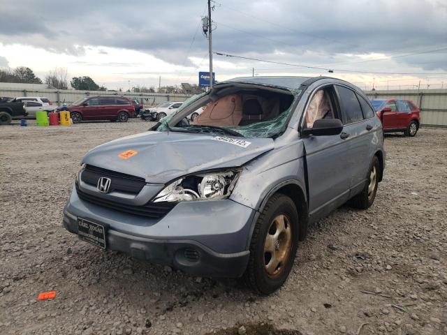 JHLRE38347C043079 - 2007 HONDA CR-V LX BLUE photo 2