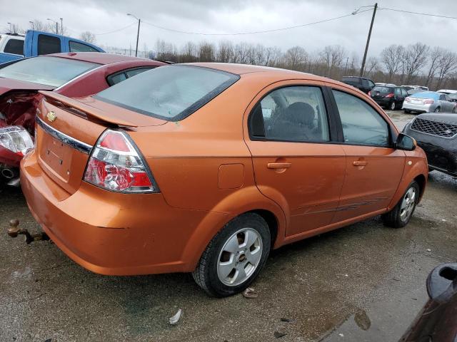 KL1TD56607B115228 - 2007 CHEVROLET AVEO BASE Narıncı foto 3