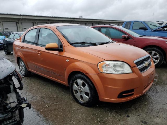 KL1TD56607B115228 - 2007 CHEVROLET AVEO BASE ORANGE photo 4