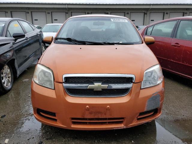 KL1TD56607B115228 - 2007 CHEVROLET AVEO BASE ORANGE photo 5