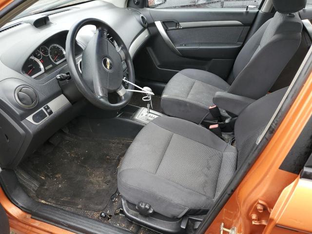 KL1TD56607B115228 - 2007 CHEVROLET AVEO BASE Narıncı foto 7