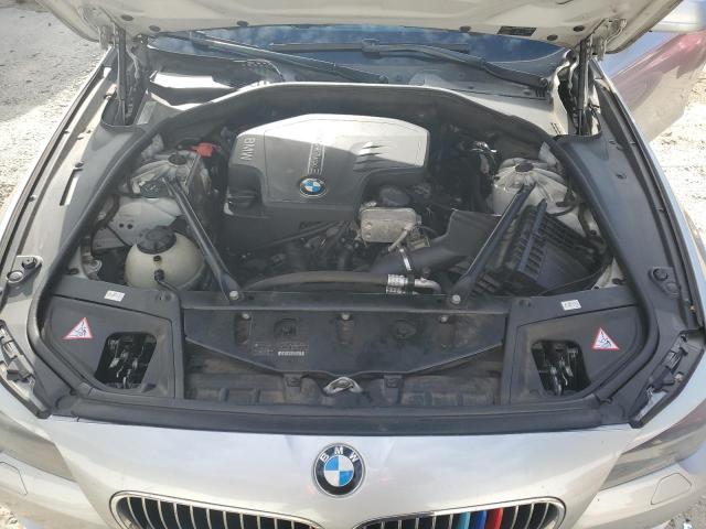 WBAXH5C51DDW16359 - 2013 BMW 5 SERIES SILVER photo 11