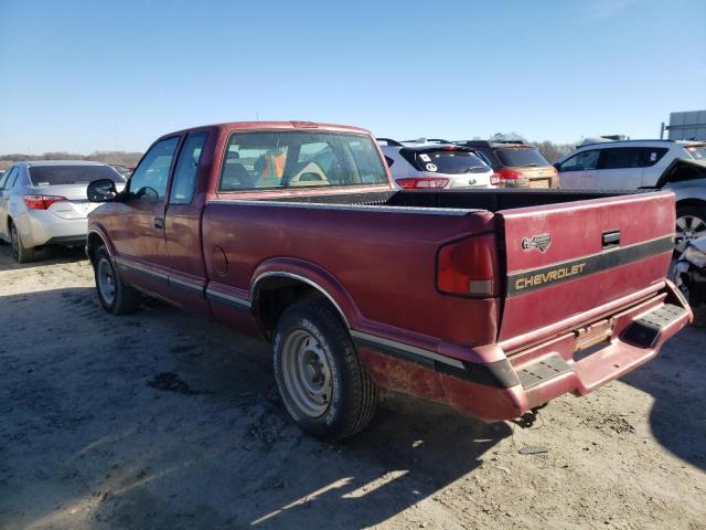 1GCCS1945SK257245 - 1995 CHEVROLET S TRUCK S1 RED photo 2