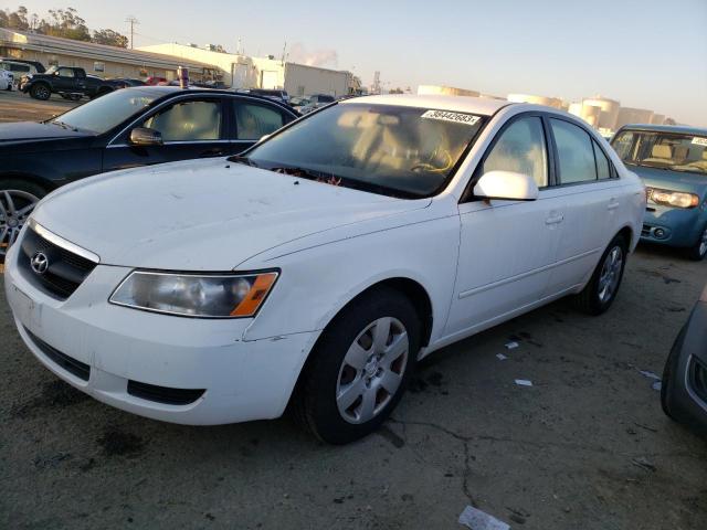 5NPET46C26H121355 - 2006 HYUNDAI SONATA WHITE photo 1