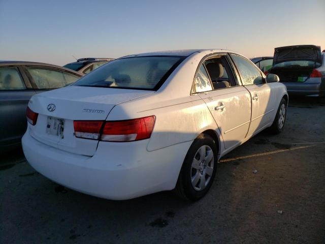 5NPET46C26H121355 - 2006 HYUNDAI SONATA WHITE photo 3