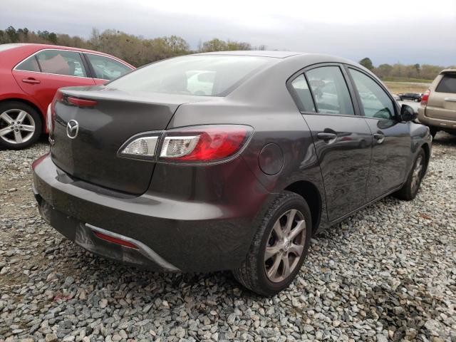 JM1BL1SF7A1201915 - 2010 MAZDA 3 I GRAY photo 4