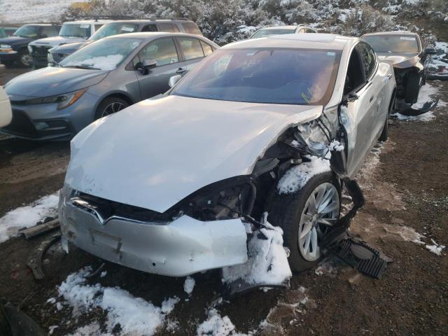 5YJSA1E28HF186390 - 2017 TESLA MODEL S Gümüş foto 2