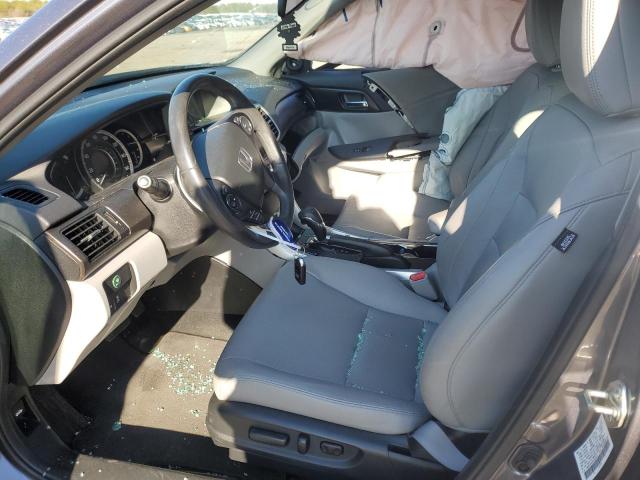 1HGCR3F83FA038425 - 2015 HONDA ACCORD EXL GRAY photo 7