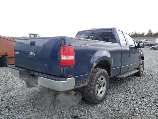 1FTPX14V67FA70258 - 2007 FORD F150 BLUE photo 4