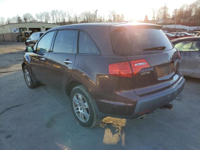 2HNYD28479H526638 - 2009 ACURA MDX 栗色 照片 2