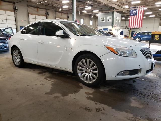 W04GS5EC7B1043914 - 2011 BUICK REGAL CXL WHITE photo 4