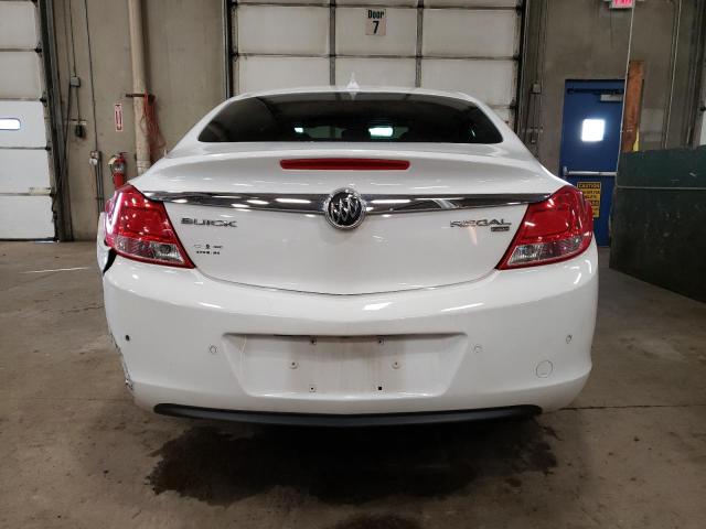 W04GS5EC7B1043914 - 2011 BUICK REGAL CXL WHITE photo 6