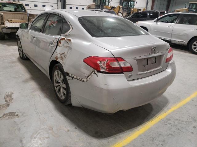 JN1BY1AR4DM600350 - 2013 INFINITI M37 X GRAY photo 3