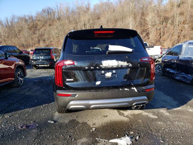 5XYP5DHC1NG233571 - 2022 KIA TELLURIDE BLACK photo 6