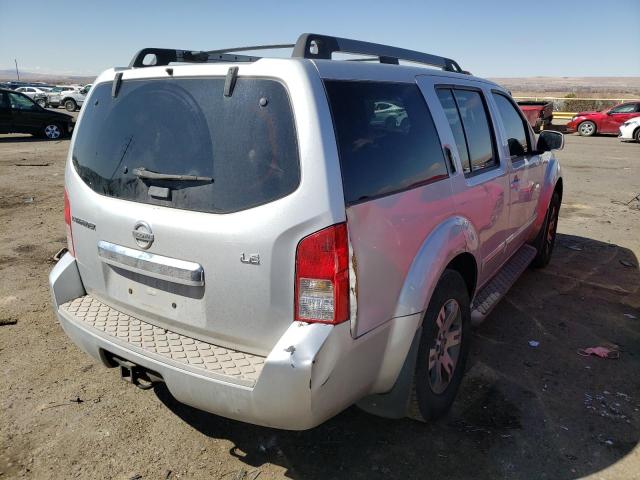 5N1AR18B68C646722 - 2008 NISSAN PATHFINDER SILVER photo 4