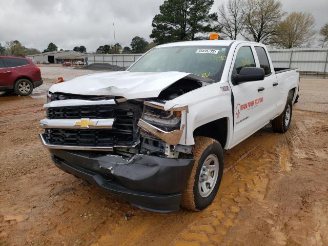 2GCVKNECXK1226490 - 2019 CHEVROLET SILVERADO WHITE photo 2