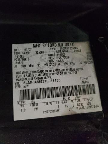 5LMFU28537LJ18135 - 2007 LINCOLN NAVIGATOR 黑色 照片 13