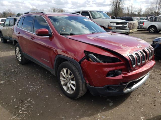 1C4PJMDB3HW519812 - 2017 JEEP CHEROKEE L RED photo 1