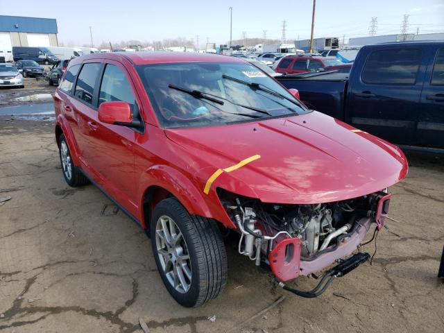 3C4PDDEG8HT696248 - 2017 DODGE JOURNEY GT RED photo 1