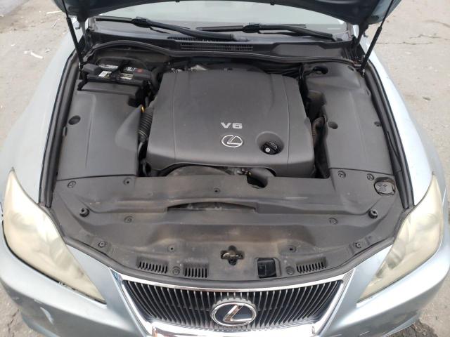 JTHCK262162005361 - 2006 LEXUS IS 250 SILVER photo 11