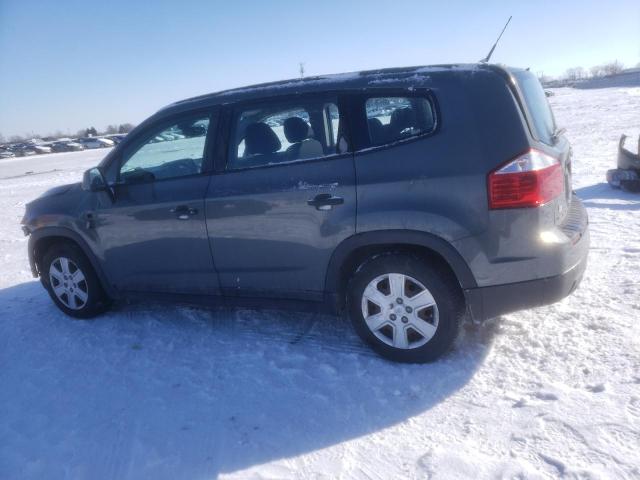 KL77P1EMXCK652416 - 2012 CHEVROLET ORLANDO LS GRAY photo 2