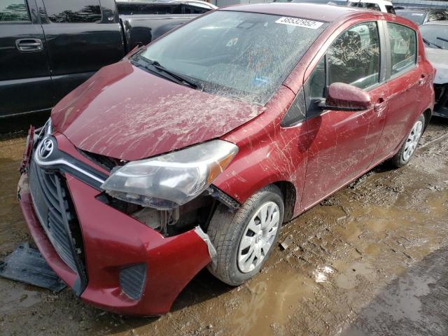 VNKKTUD38HA086019 - 2017 TOYOTA YARIS L RED photo 2