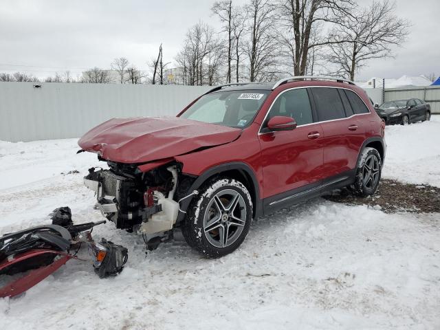 W1N4M4HB5MW110380 - 2021 MERCEDES-BENZ GLB 250 4M RED photo 1