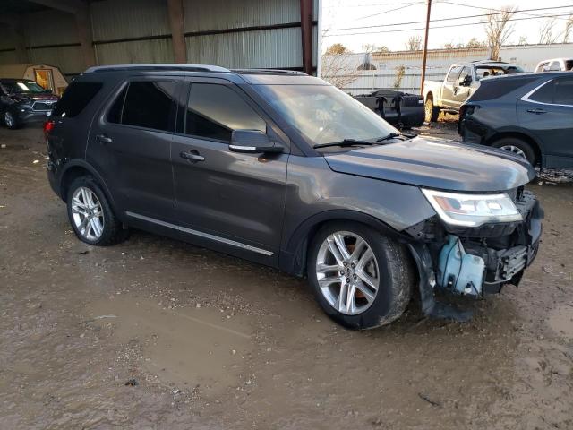 1FM5K7D86GGA82743 - 2016 FORD EXPLORER X GRAY photo 4