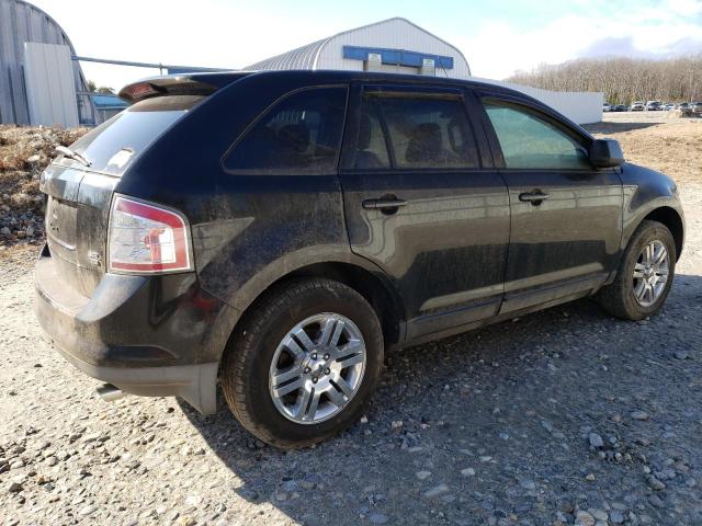 2FMDK48C87BB18514 - 2007 FORD EDGE BLACK photo 3