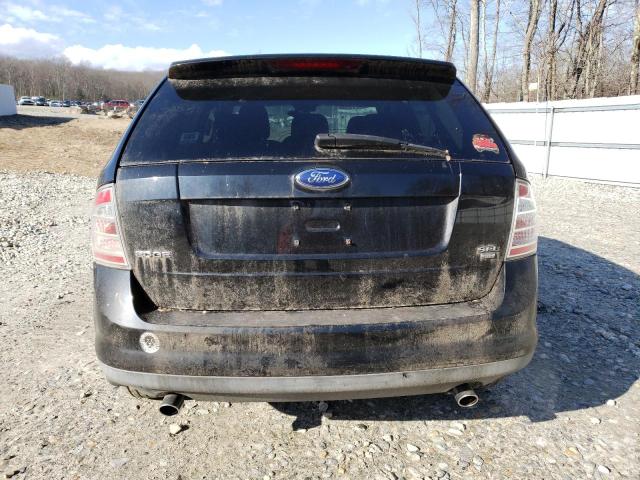 2FMDK48C87BB18514 - 2007 FORD EDGE BLACK photo 6