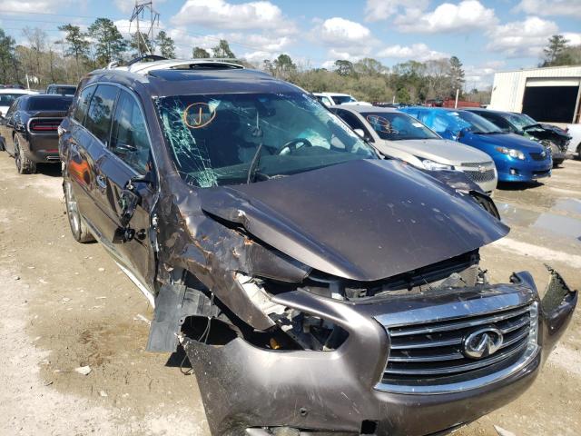 5N1AL0MM4DC347789 - 2013 INFINITI JX35 GRAY photo 1