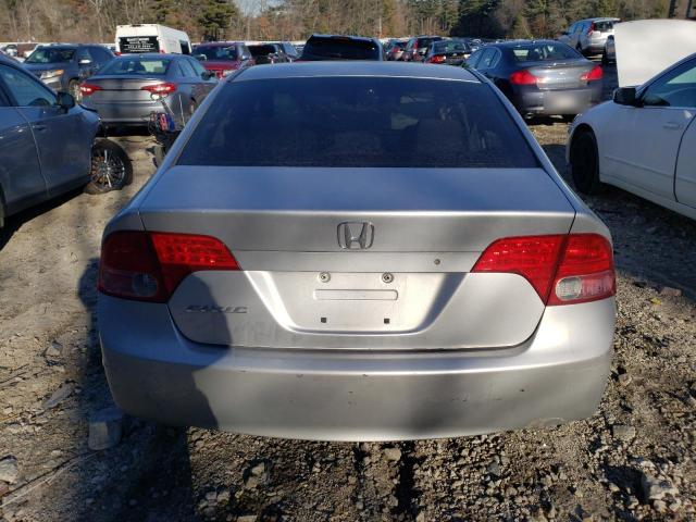 1HGFA16836L127716 - 2006 HONDA CIVIC SILVER photo 6