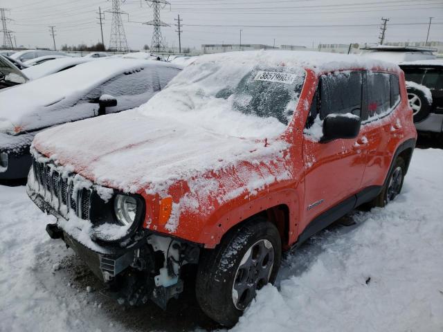 ZACNJAAB6LPL55078 - 2020 JEEP RENEGADE S ORANGE photo 1