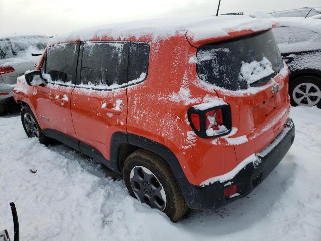 ZACNJAAB6LPL55078 - 2020 JEEP RENEGADE S ORANGE photo 2