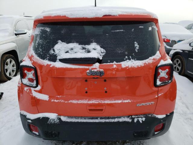 ZACNJAAB6LPL55078 - 2020 JEEP RENEGADE S ORANGE photo 6